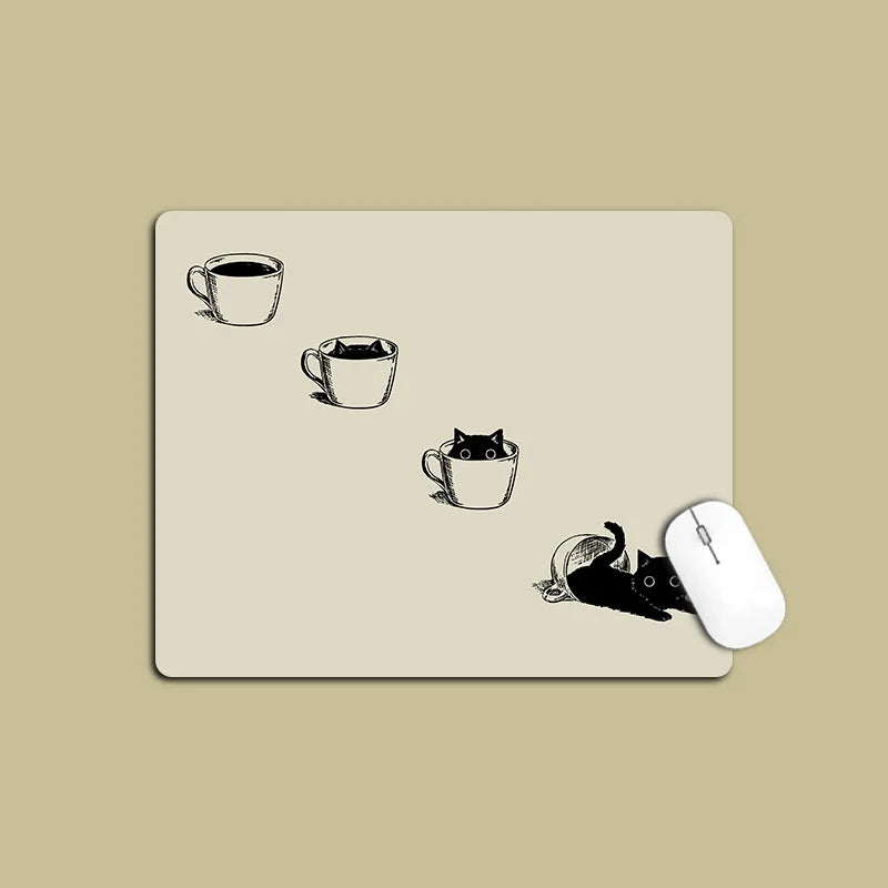 Mouse Mat Cat Mause Pad Cute Cartoon Gaming