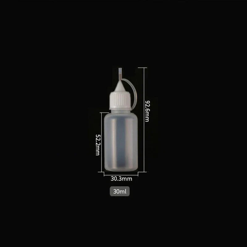 5pcs 5100ml Squeeze Bottles Needle Tip PE Glue