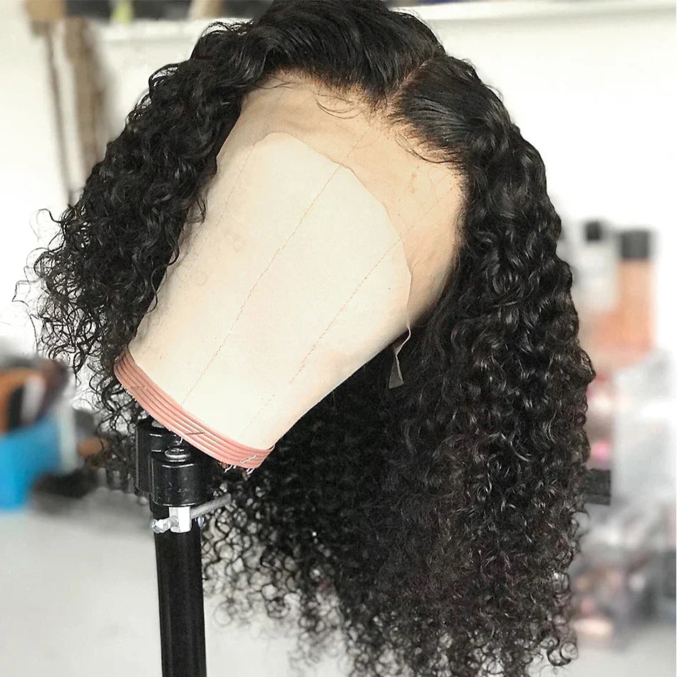 Glueless Wig Short Water Wave Bob Wig 12A