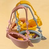 Stroller Pendant Anti-lost Chain Cartoon Food Storage Box