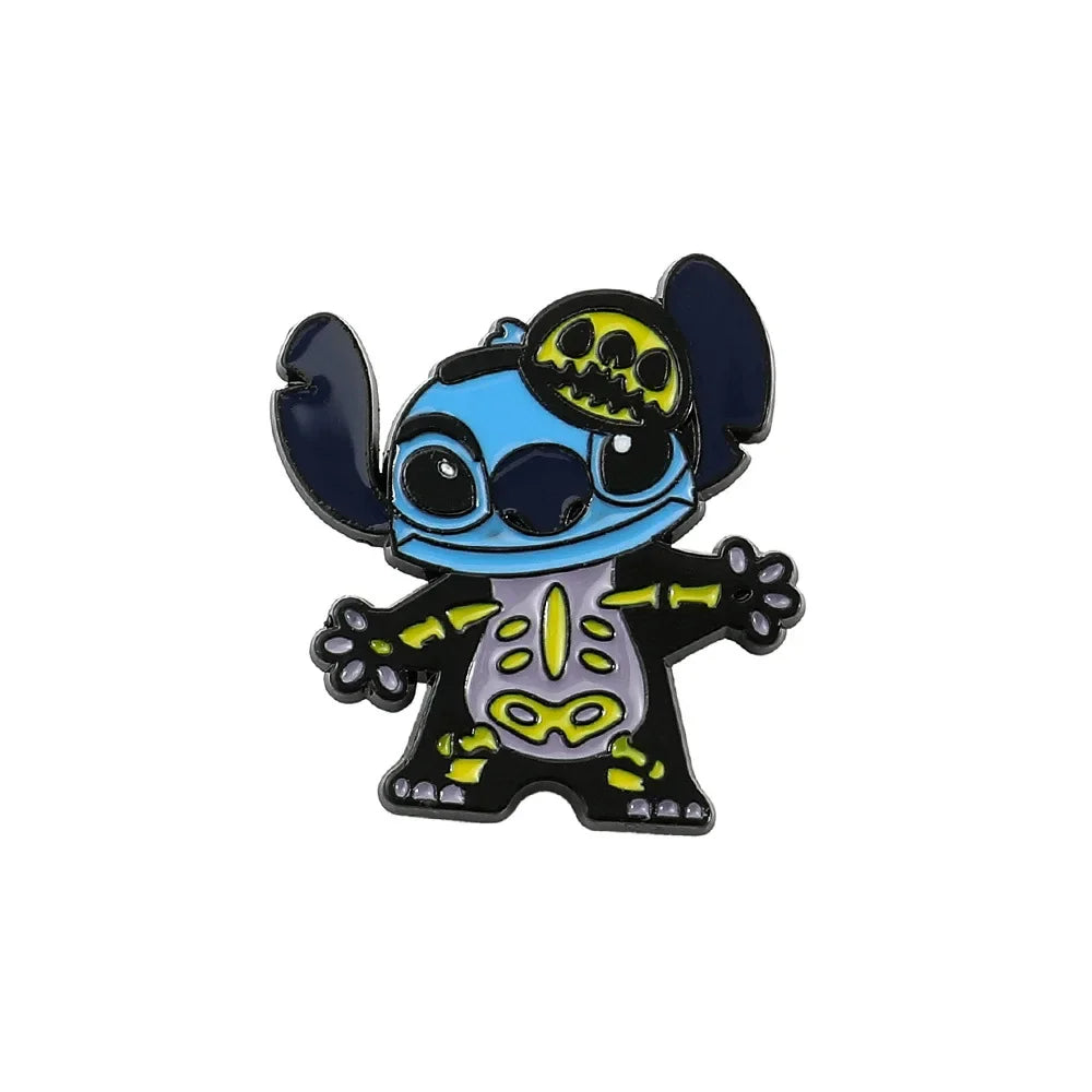 Stitch Lapel Pins for Backpack Accessories Cartoon Lilo