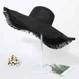 Large Eaves Beach Sunhat Woven Straw Hat Summer