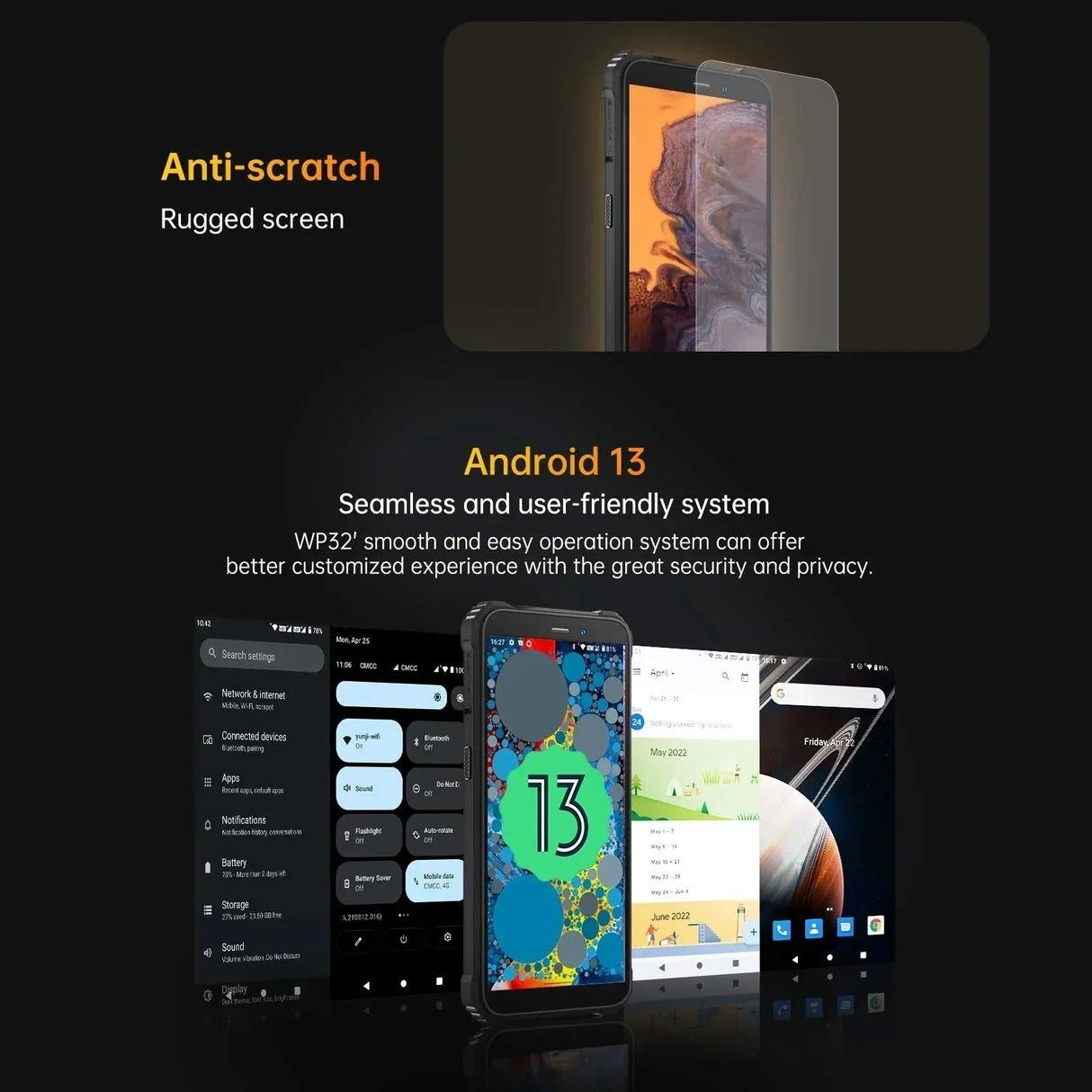 Oukitel WP32 Rugged Smartphone 5.93" FHD+ Display Android