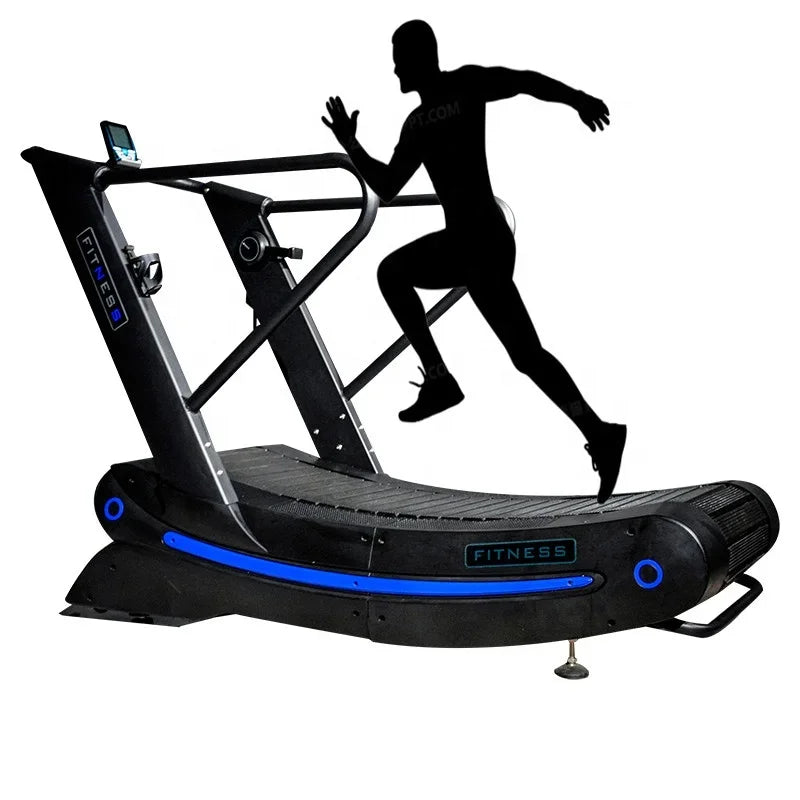 Wholesale unpowered curved treadmill and lowest noise self-unpowered