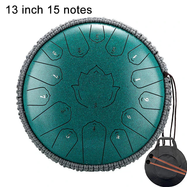 Hluru Music Drum 15 Notes Glucophone Steel Tongue