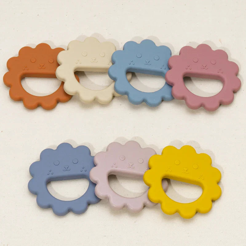 1PC BPA Free Baby Teether Toy Soft Silicone