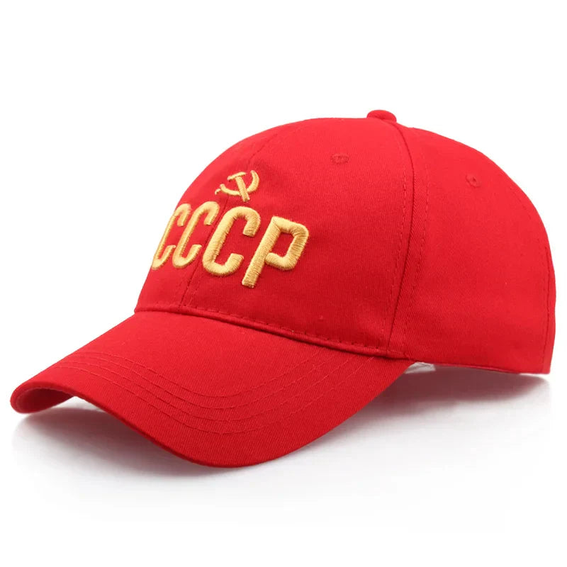 Fashion Summer Men Baseball Cap CCCP USSR Russiane