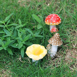 Miniatures Mushroom Garden Decoration Resin Statue Figurine