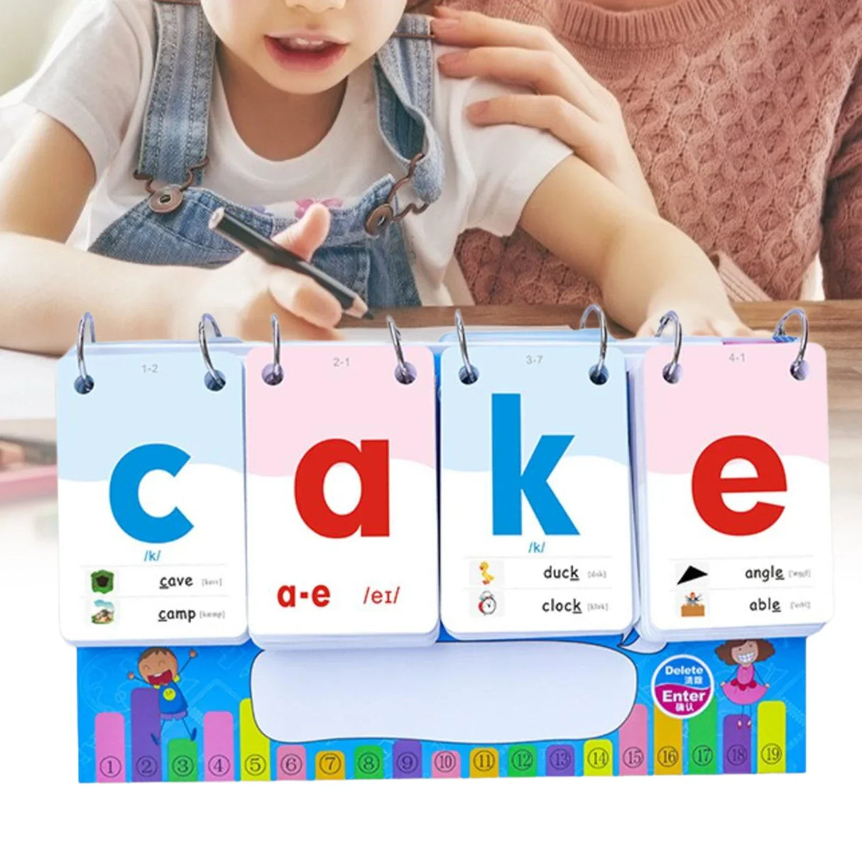 Montessori Phonetic Reading Letters Alphabet Sight Words Calendar