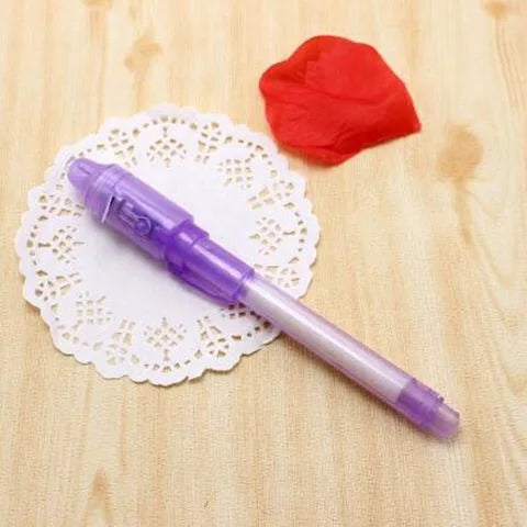 4pcs/lot Luminous Light Pen Magic Purple 2 In