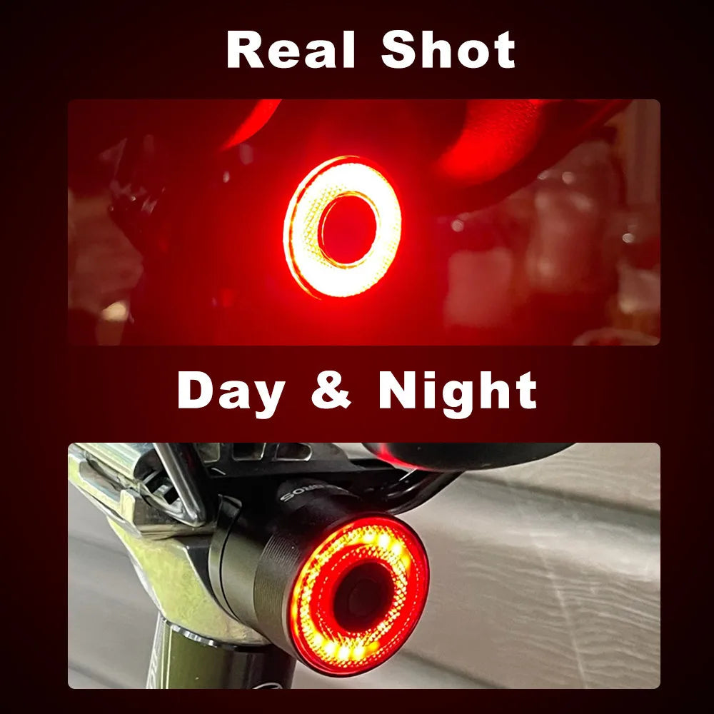 MEROCA Waterproof Bicycle Smart Sensor Brake Taillights WR15