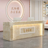 Modern Cash Register Clothing Store Counter Reception Desks
