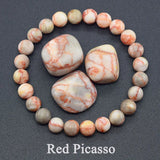 Real Natural Labradorite Stone Bead Bracelet Men Women