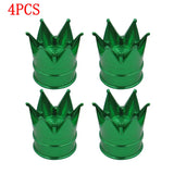 14PCS Creative Crown Aluminum Car Wheel Tyre Tire