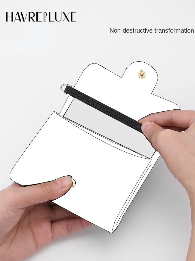 Classic style short wallet transformation Bag card holder