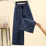 Plus Size 3XL 4XL 5XL Denim Pants For