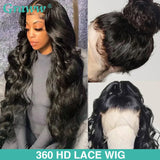 HD Transparent 360 Lace Frontal Wig 13x6 Body