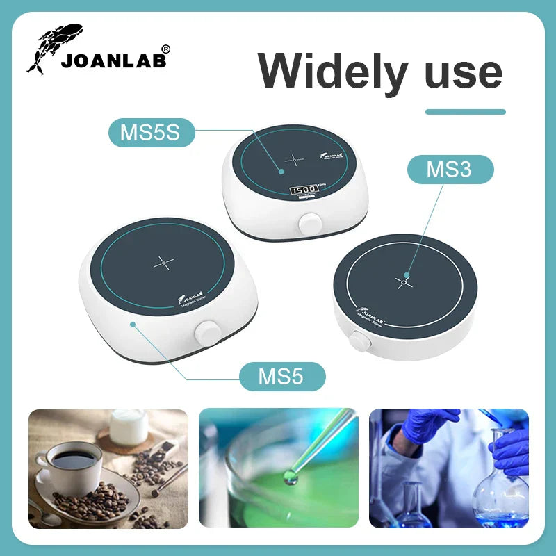 JOANLAB Mini Magnetic Stirrer Laboratory Liquid Mixer Magnetic