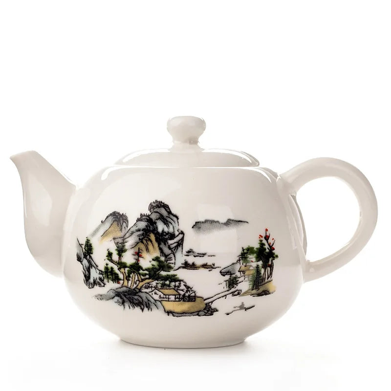 Chinese Kung Fu Tea Pot Dehua Kettle Clay