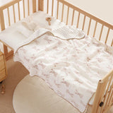 3D Minky Dot Baby Blanket Newborn Cotton Gauze