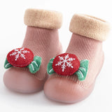 baby sock shoes for winter thick cotton animal