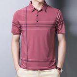 Summer Men's Polo Shirts With Short Sleeve Business