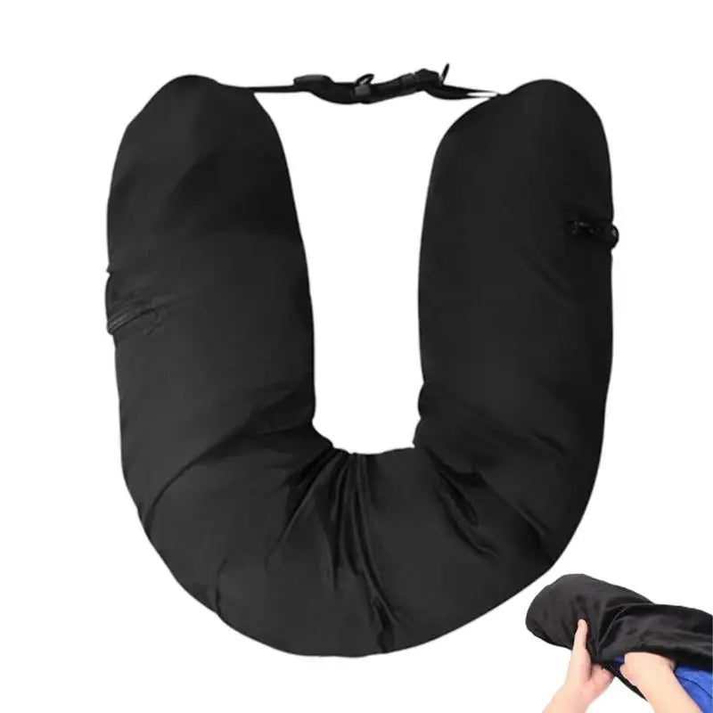 1pcs Fillable Neck Pillows For Travel Soft Tube