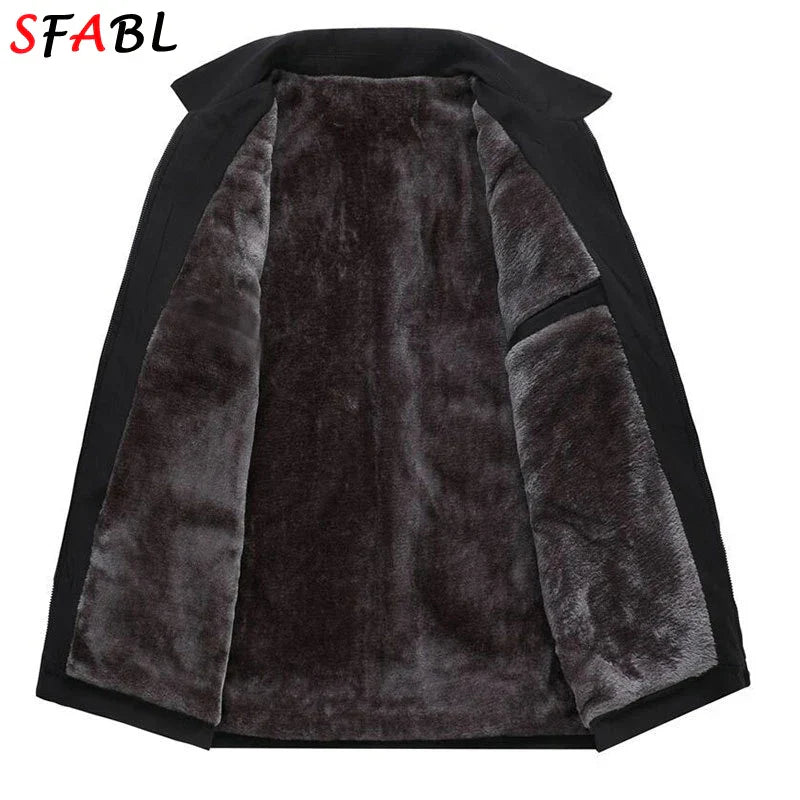 Thick Warm Men's Winter Jacket 2023 New Autumn