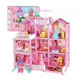 Kids Toy Simulation Doll House Villa Set Pretend