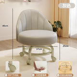 Household stool with wheel pulley low stool door