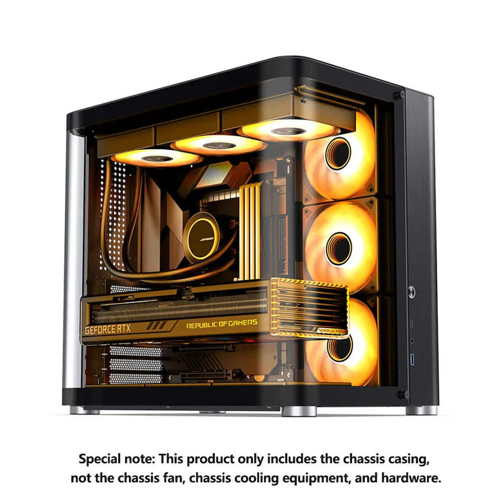 Jonsbo TK-2 ATX ITX Case Hyperbolic Side Translucent