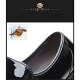 Men's Leather Shoes Paten Oxford Shoes for Men
