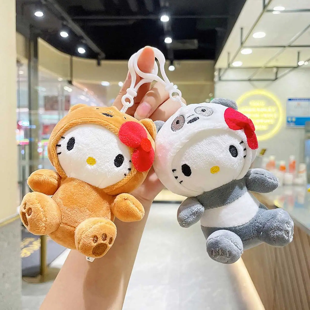 Sanrio Plush Toy Kawaii Hello Kitty Keychain Plushies