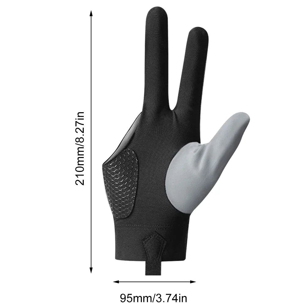 Billiards Glove Left Right Three Finger Snooker Billiard