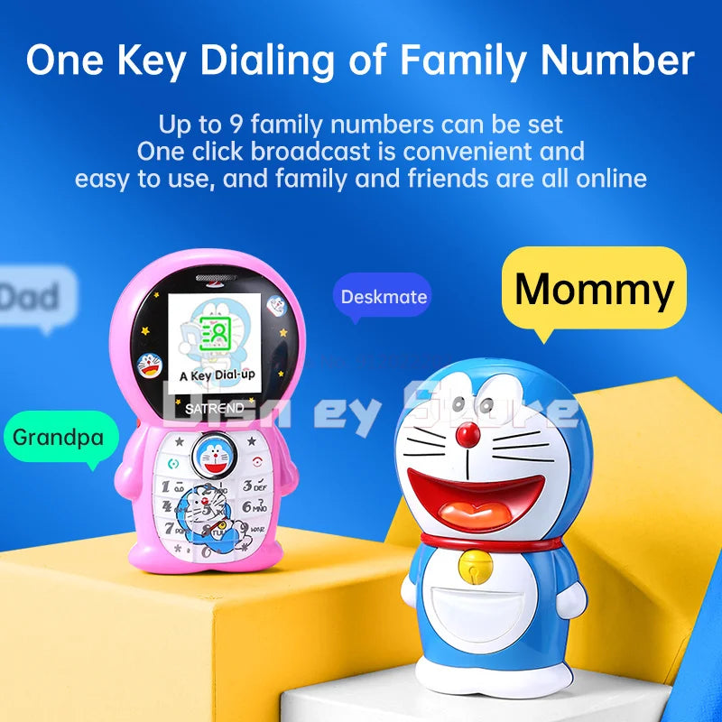 Kawaii Bandai Doraemon Action Toy Figures Model Mobile