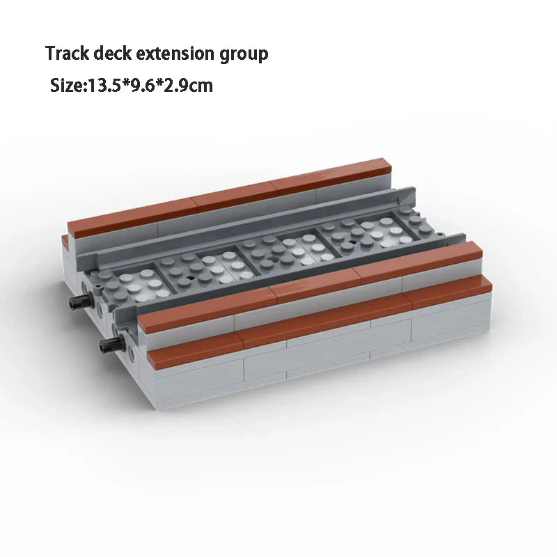 City Train Track Building Block Set 100PCS Soft