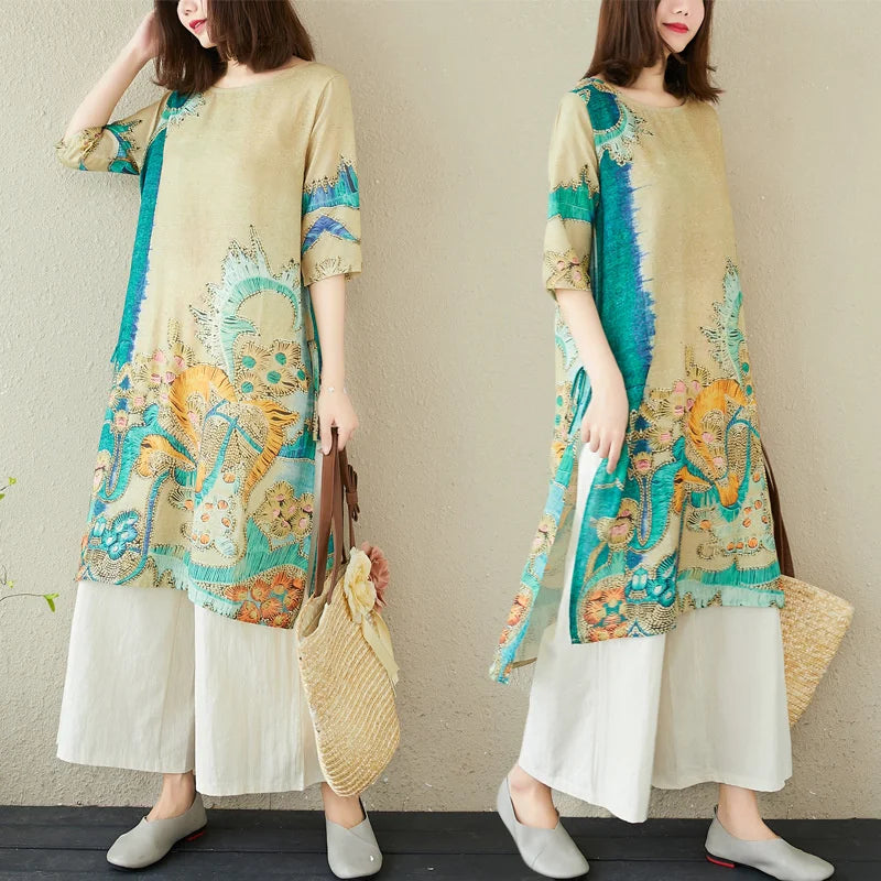 Fashion able Bohemian Indian Pakistani Clothing Cotton Muslim