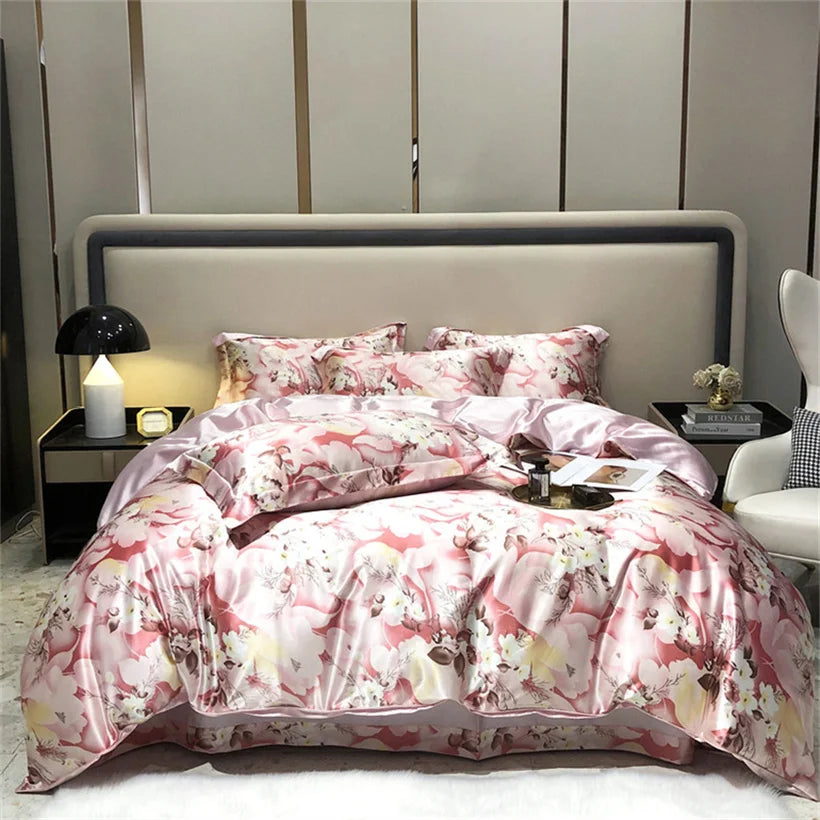 Mulberry Silk 4 Pieces Comforter Bedding Set, 1PC