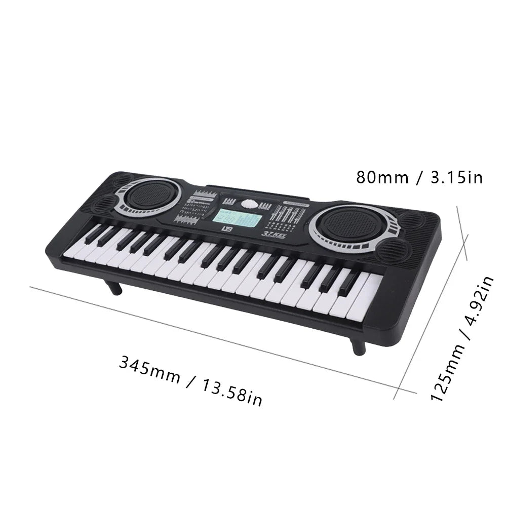 37-key Children's Electronic Piano Keyboard Portable Educational Toy