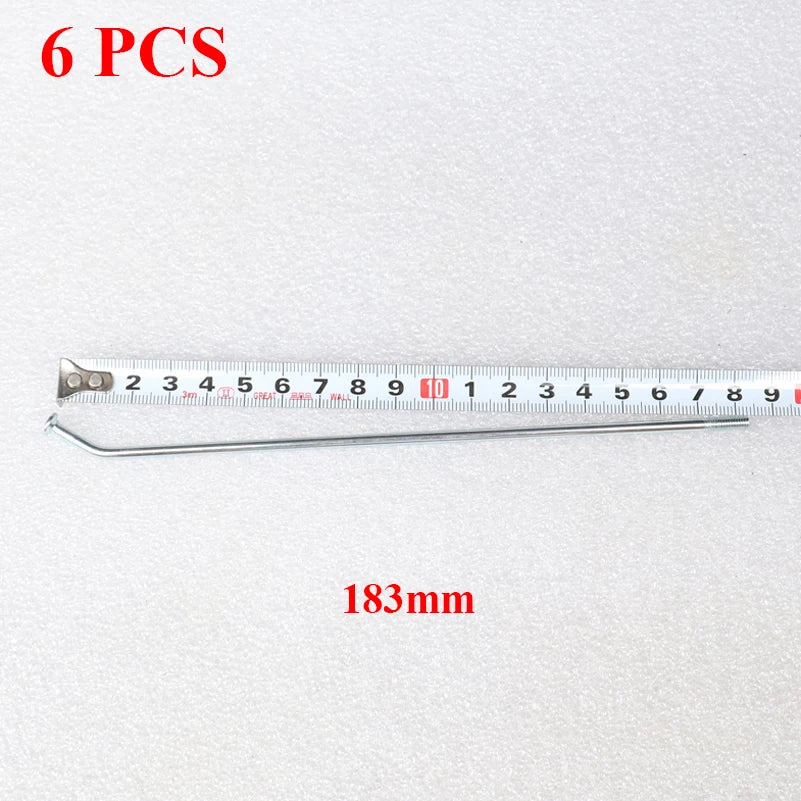 6PCS Spokes Wire Circle Nipples 18 19 21