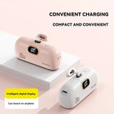 10000mAh Wireless Power Bank Mini Capsule Capsule Fast