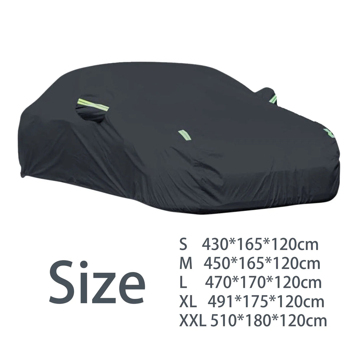 Universal Full Car Cover Black for Sedan Truck SUV UTV Waterproof Sun Dust proof Car Covers UV Protective S/M/L/XL/XXL Car Cover