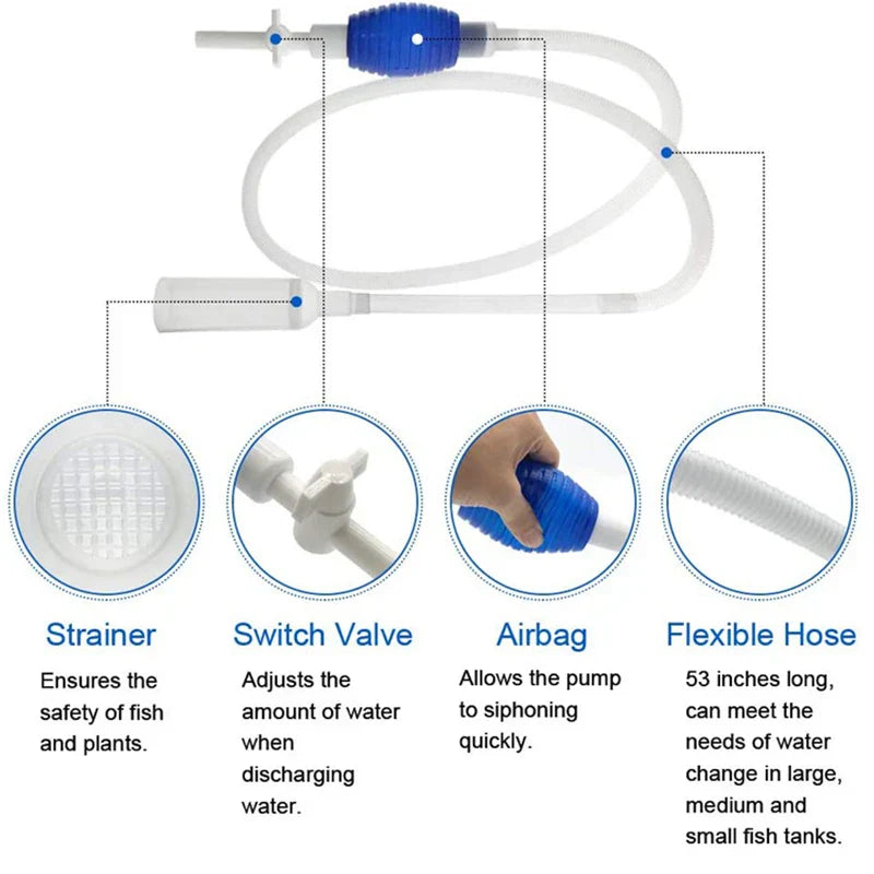 5 in 1 Aquarium Cleaning Tools Fish Tank