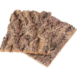 2Pcs Terrarium Tree Bark Decor Turtle Snake Hide