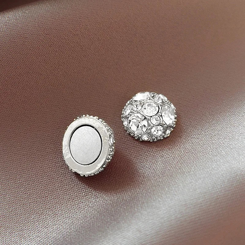 Weight Loss Magnet Earring Zircon Crystal Strong Magnetic