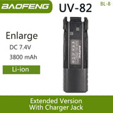 Baofeng UV 82 BL-8 Battery Walkie Talkie Ham