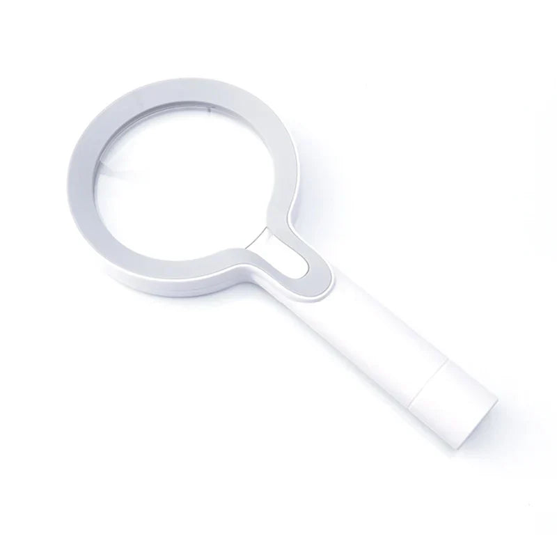 10X 25X Handheld Magnifying Glass USB Rechargeable Magnifier