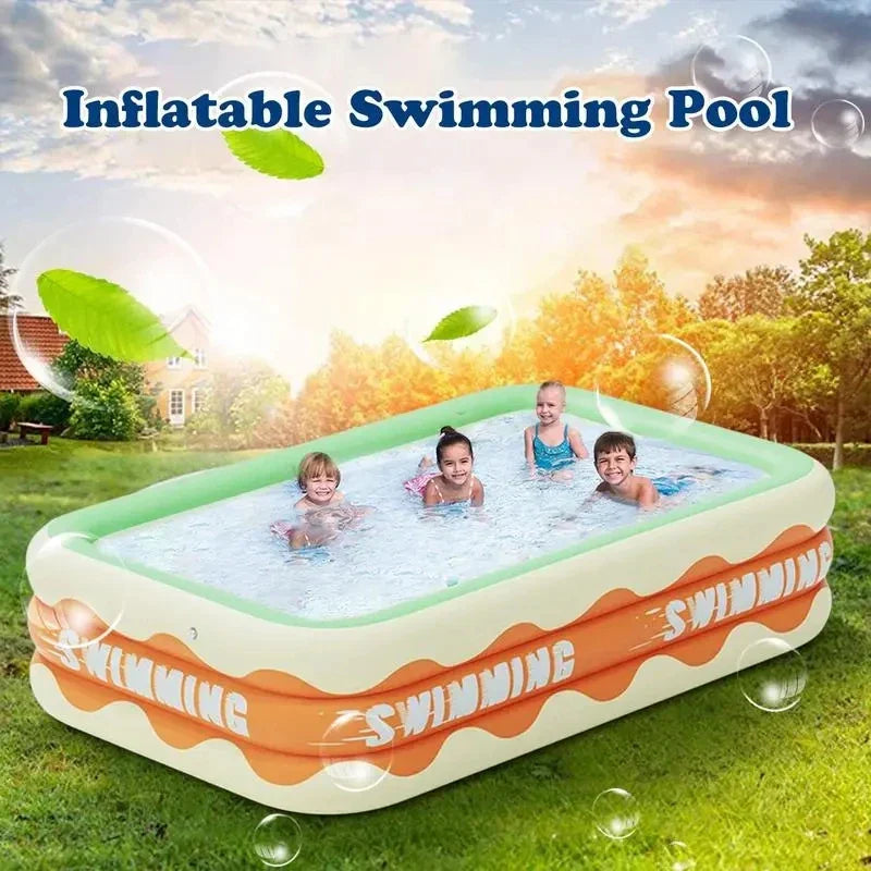 Inflatable Swimming Pool Collapsible Large Size Inflatable Paddling