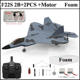 New F22S 2.4G 4CH 3D6G RC Airplane Raptor