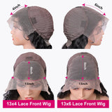 HD Transparent 13x4 13x6 Body Wave Lace Front